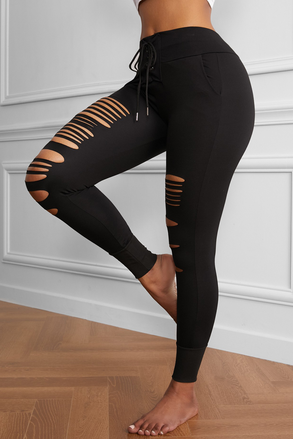 Knee Cut out Leggings – Sassy Southern Outfitters